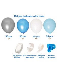 100pcs Party Balloon Garland DIY Kit