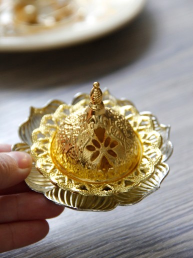 1pc Alloy Incense Burner