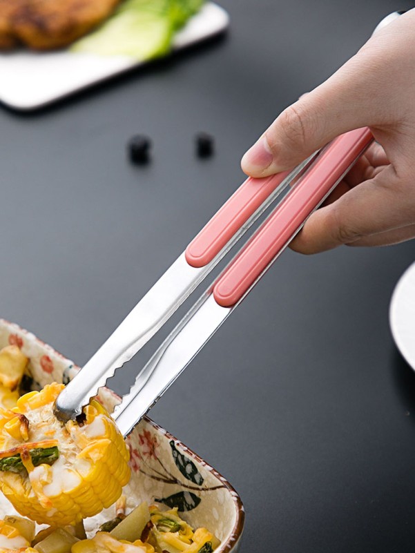 1pc Stainless Steel Food Tongs