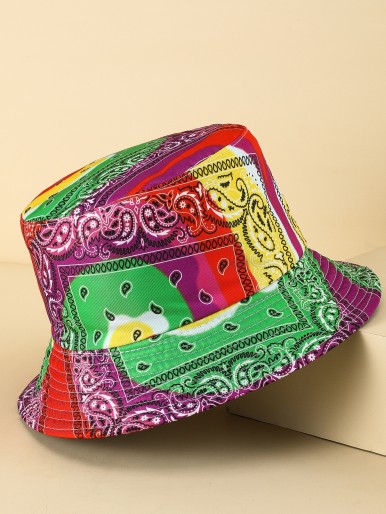 Paisley Print Bucket Hat