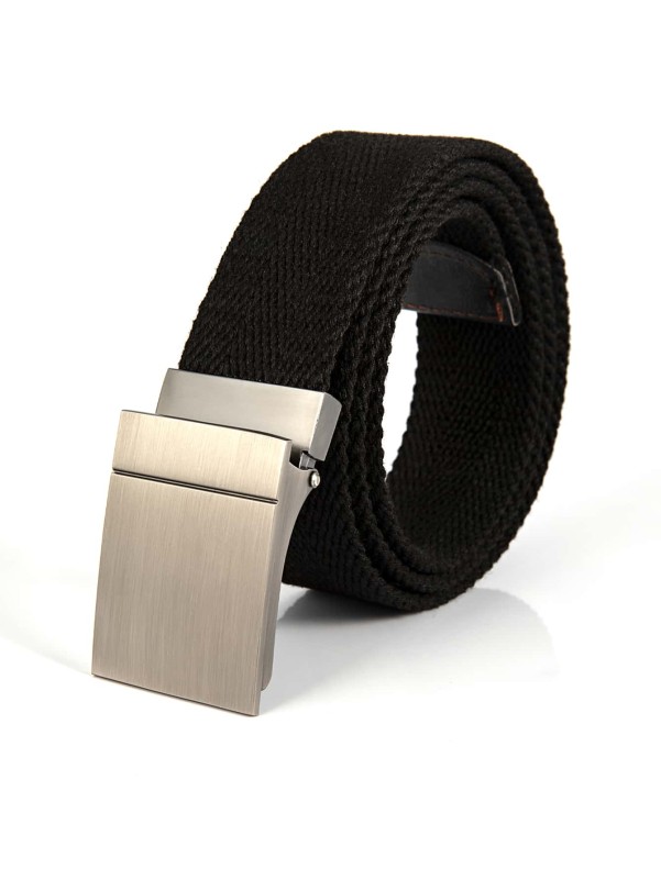 Men Automatic Buckle Tape Belt