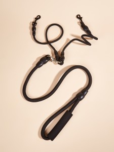 Plain Two Head Dog Leash