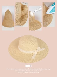 Bow Tie Straw Hat