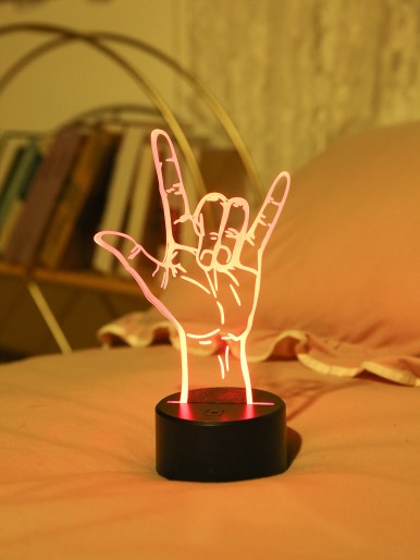 Gesture Shaped Night Light