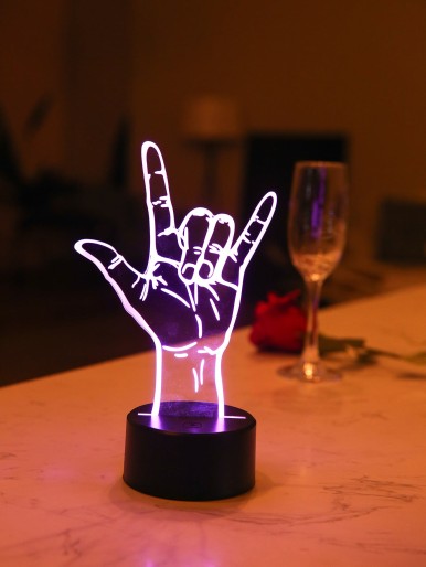 Gesture Shaped Night Light