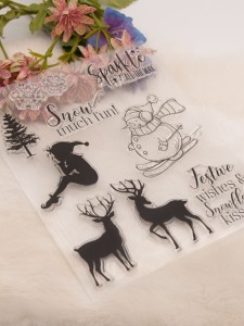 1pc Christmas Pattern Stamp