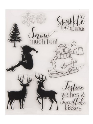 1pc Christmas Pattern Stamp