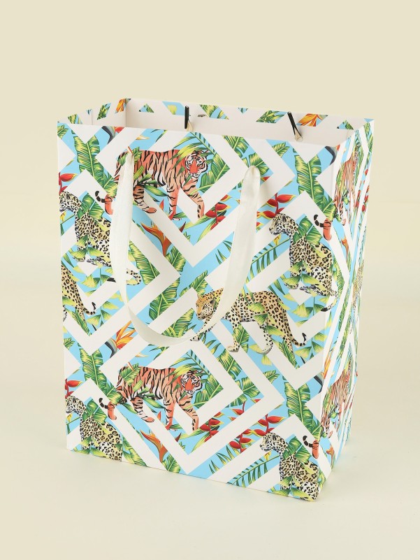 1pc Animal Print Gift Bag