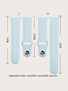 Silicone Watchband Compatible With Fitbit versa