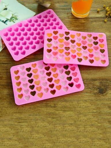 1pc 55 Grid Heart Ice Mold