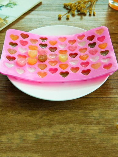 1pc 55 Grid Heart Ice Mold