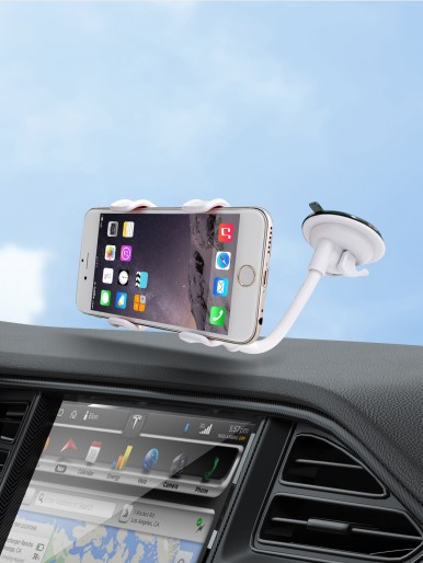 حامل هاتف للسيارة مزود بكوب شفط قابل للدوران 360 درجة