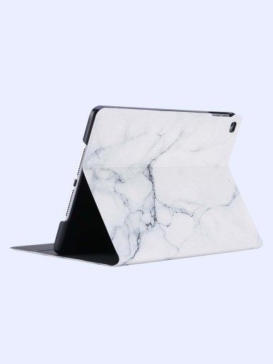 Marble Pattern Folding Case Compatible With iPad