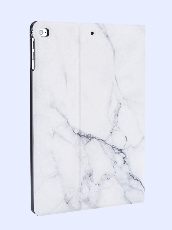 Marble Pattern Folding Case Compatible With iPad