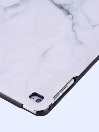 Marble Pattern Folding Case Compatible With iPad