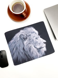 Lion Pattern Mouse Pad