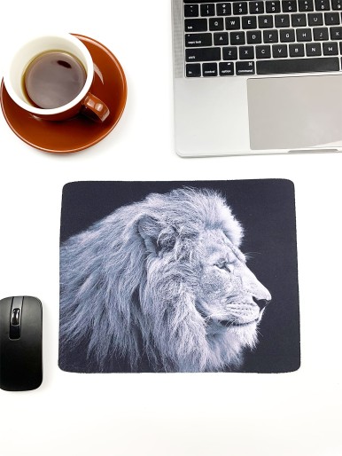 Lion Pattern Mouse Pad