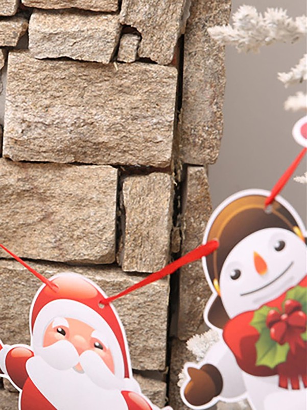 1pc Christmas Santa Claus Design Banner