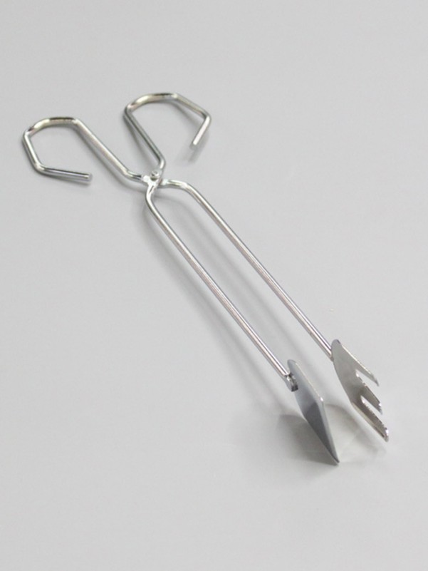 1pc Stainless Steel Barbecue Tongs