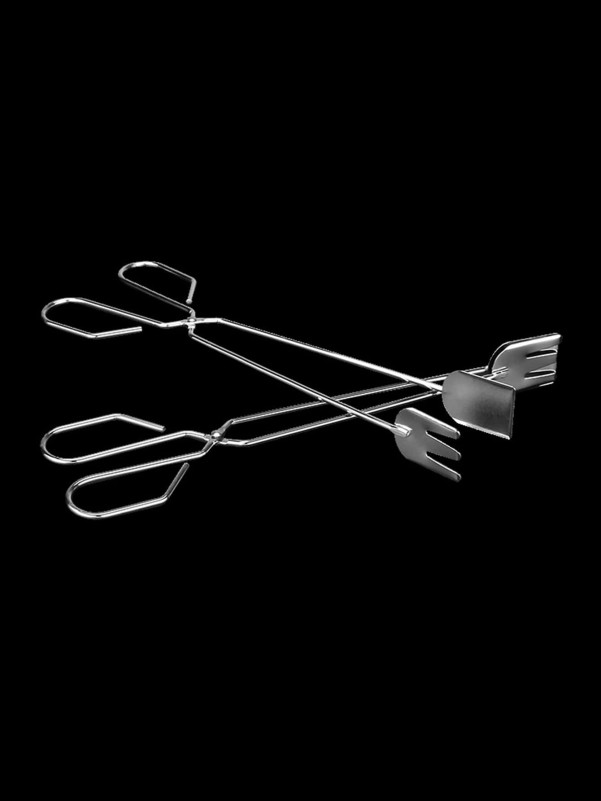1pc Stainless Steel Barbecue Tongs