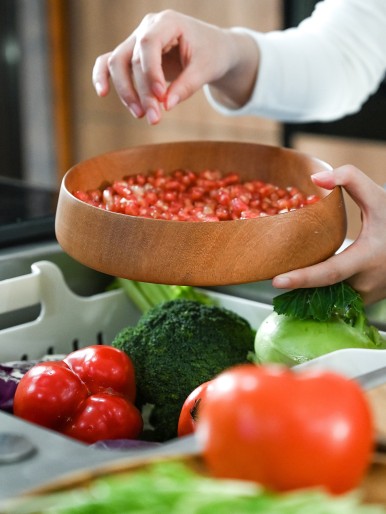 1pc Random Wooden Bowl