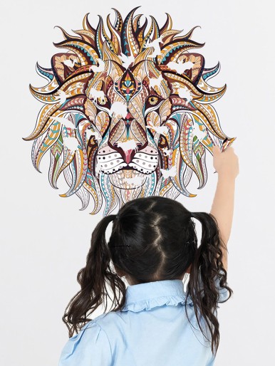 Lion Pattern Wall Sticker