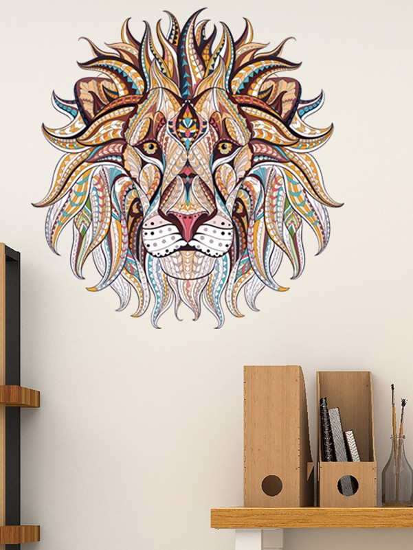 Lion Pattern Wall Sticker