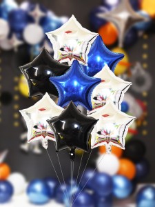 8pcs Star Shaped Balloon Set