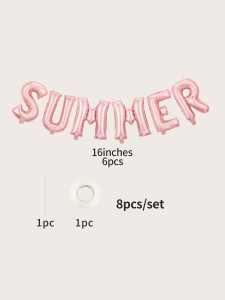 8pcs Summer Balloon Set