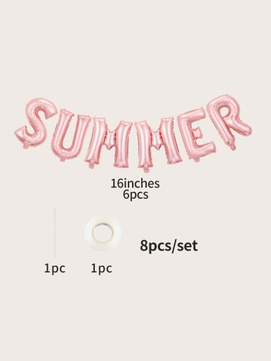 8pcs Summer Balloon Set