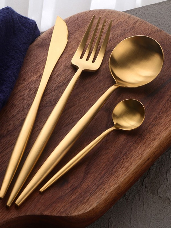 4pcs Fork & Spoon & & Knife Set