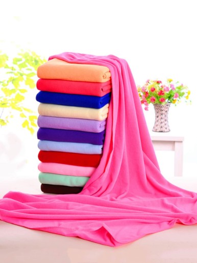 1pc Random Color Bath Towel