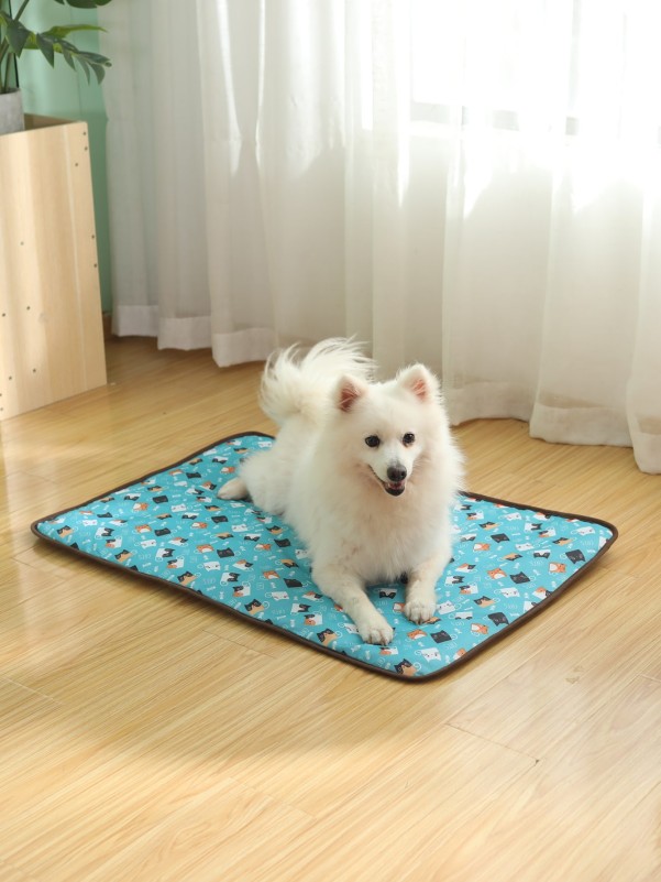 Cartoon Graphic Pet Crate Mat