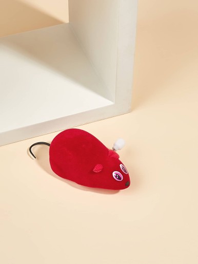 1pc Random Color Mouse Shaped Cat Toy
