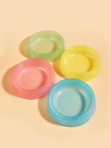 1pc Random Color Pet Bowl