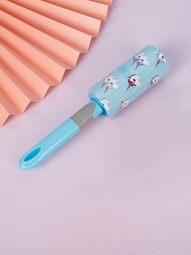 1pc Unicorn Print Pet Sticky Hair Roller