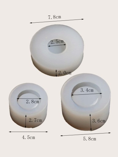 3pcs Bowl DIY Epoxy Mold Set