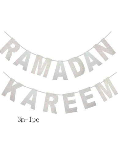 1pc Ramadan Decorative Pull Flag