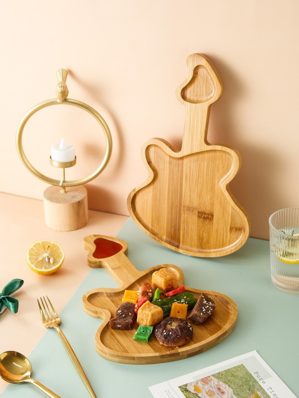 1pc Guitar Shaped Snack Tray