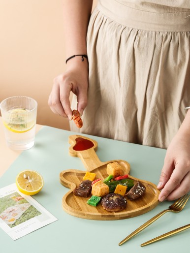 1pc Guitar Shaped Snack Tray