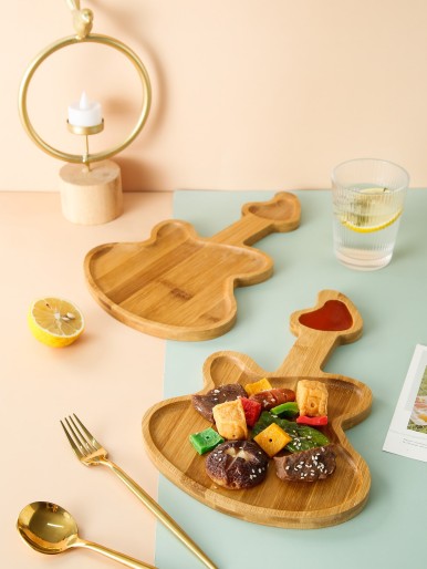 1pc Guitar Shaped Snack Tray