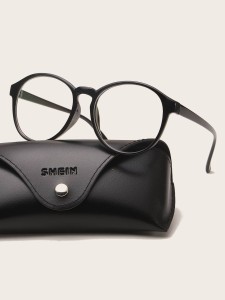 Men Round Frame Eyeglasses