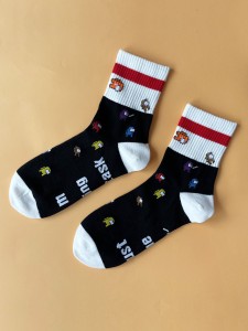 Men Cartoon Graphic Socks