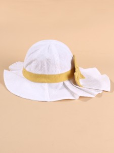 Kids Bow Knot Decor Bucket Hat