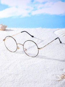 Round Frame Anti-blue Light Eyeglasses