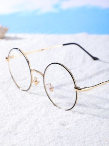 Round Frame Anti-blue Light Eyeglasses