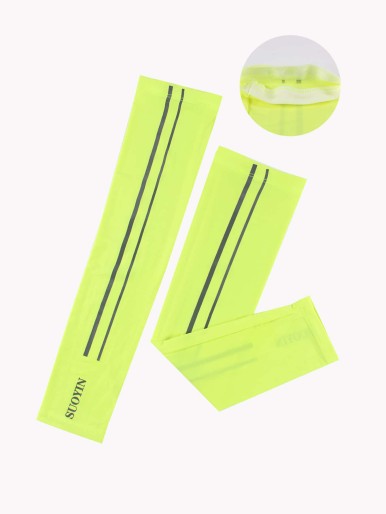 Letter Graphic Long Gloves