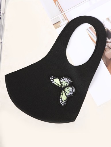 Butterfly Patch Decor Face Covering