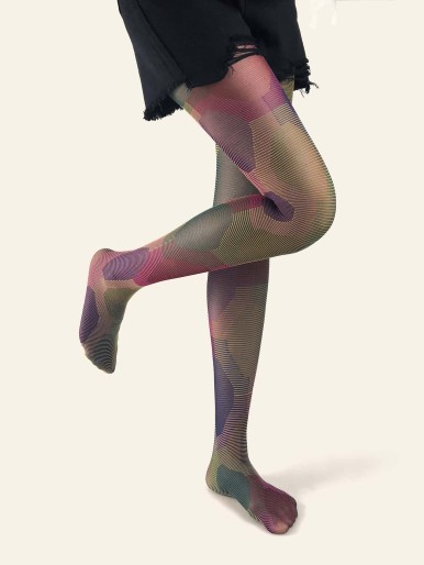 Color Block Tights