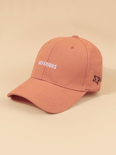 Men Letter Embroidery Baseball Cap